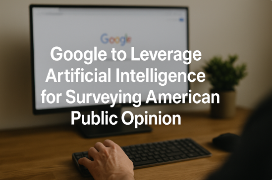 Google aprovechará la Inteligencia Artificial para encuestar la Opinión Pública en Estados Unidos